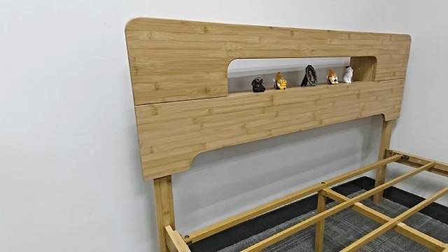 Amazon.com: ZIYOO Twin Size Bamboo Bed Frame 14 Inch, Built-in